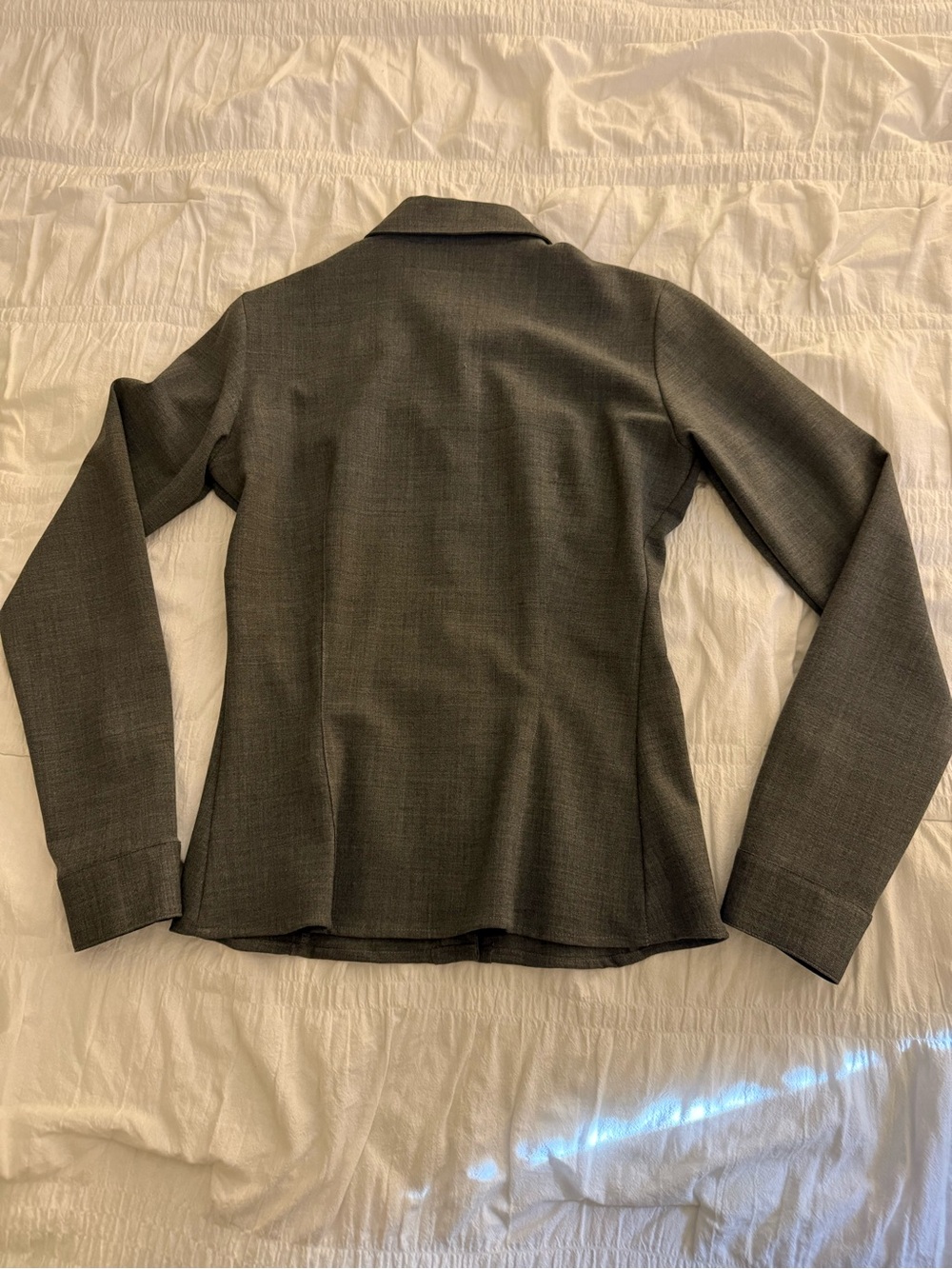 Versace Women’s Dark Gray Tailored Buttondown long sleeve shirt size small - Picture 2 of 13